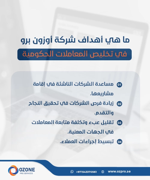 ما أهمية شركات تخليص المعاملات الحكومية في الإمارات ؟