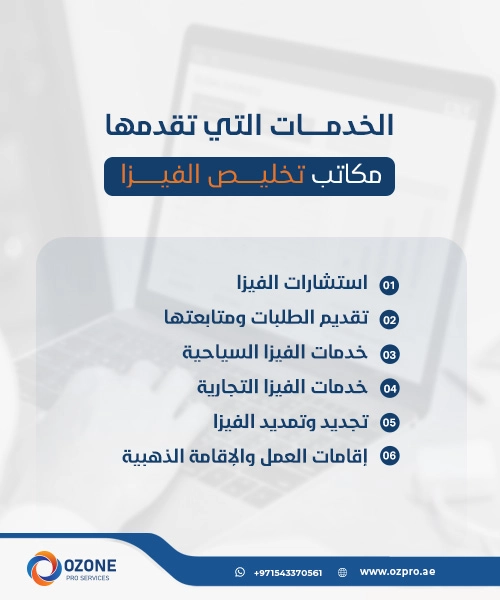 الخدمات التي تقدمها مكاتب تخليص الفيزا